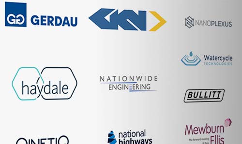 Wall of GEIC partner logos