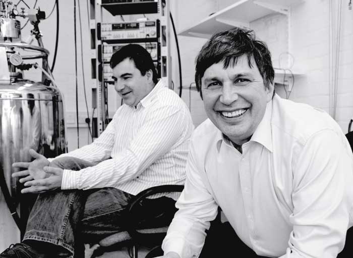 Professors Konstantin Novoselov and Sir Andre Geim