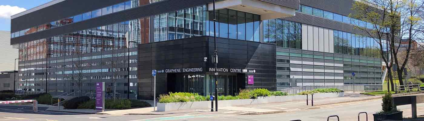 Exterior shot of the Graphene Engineering Innovation Centre