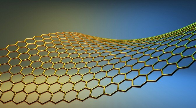 Lattice illustration of monolayer graphene